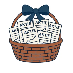 ETF Investment einfach visualisiert - Ein Aktienkorb mit diversifizierten Unternehmensanteilen für Anfänger erklärt